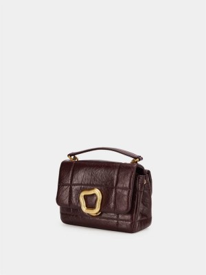 Bolsas Songmont Chocolate Mini Mujer Rojas Marrones | CZV9731AD