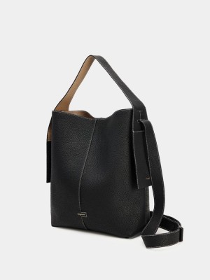 Bolso Tote Songmont Drippy Large Mujer Negras | PKL9760SI