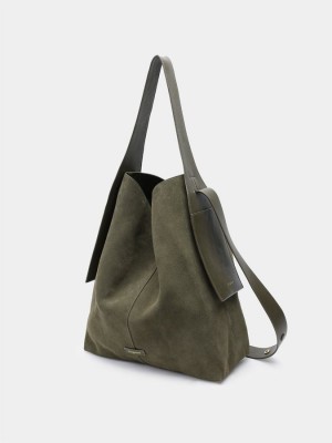 Bolso Tote Songmont Drippy Large Mujer Verde | PKV638YB