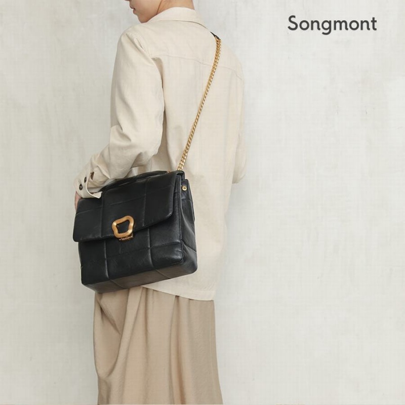 Bolsas Songmont Chocolate Large Mujer Negras | KTB8377LO