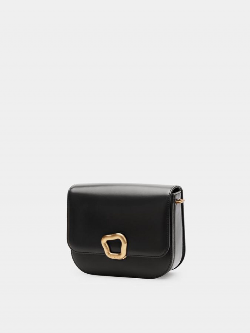 Bolsas Songmont Reset Tofu Medium Mujer Negras | LPF7920BT